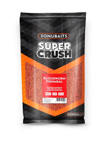 Sonubaits Supercrush Bloodworm Fishmeal - Groundbait - 2kg
