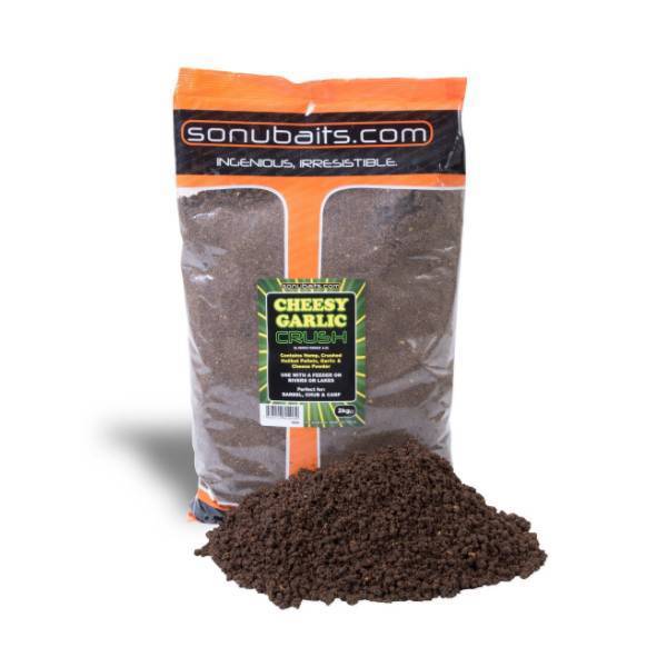 Sonubaits Supercrush Cheesy Garlic Crush - Groundbait - 2kg
