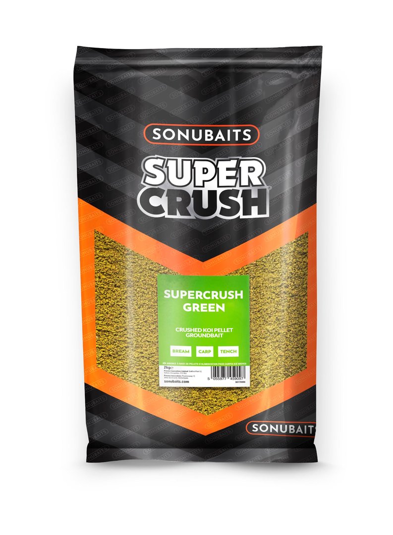 Sonubaits Supercrush Green - Groundbait - 2kg