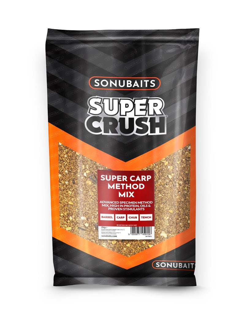Sonubaits Supercrush Super Carp Method Mix - Groundbait - 2kg