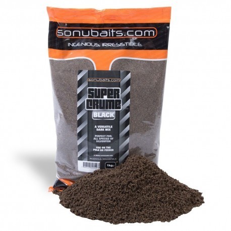 Sonubaits Supercrumb Black - Grundfutter - 1kg