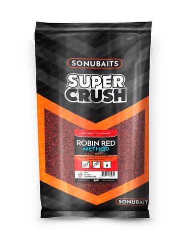 Sonubaits Super Crush Robin Red Method Mix - Groundbait - 2kg